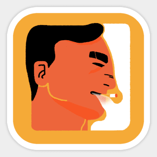 Smoker Guy Sticker